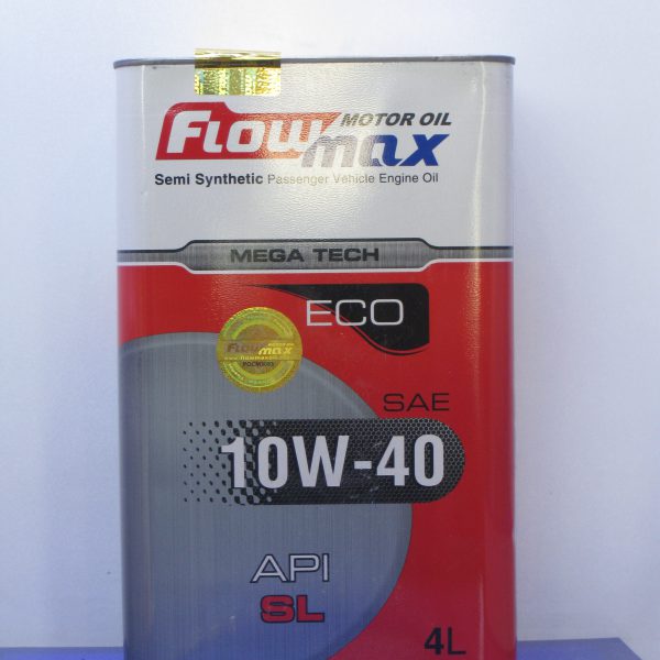 روغن موتور خودرو فلومکس مدل MEGATECH 10W40 ECO حجم 4 لیتر
